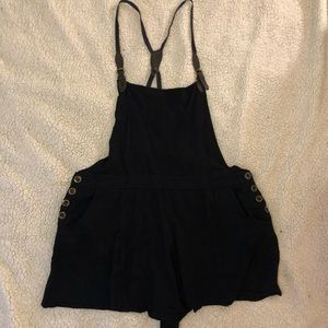 Free People Overall Shorts